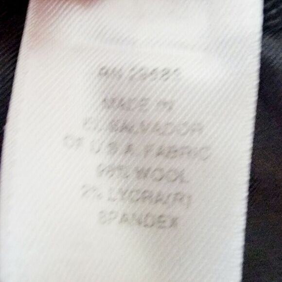 Pendleton 18W Women's Wool/Spandex Vintage Trouser Pants Charcoal Gray No Pckts - Picture 8 of 10